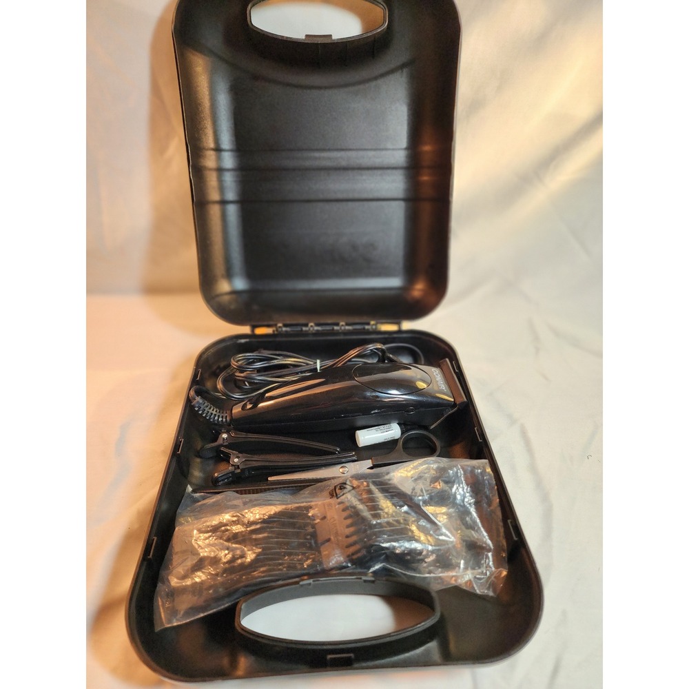 Conair Corded Hair Clipper Kit 15 Piece Home Haircutting Set with Hard CaseBlack